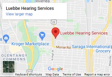 A screenshot of our Columbus location on the map