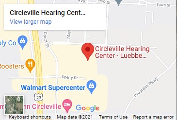 A screenshot of our Circleville location on the map